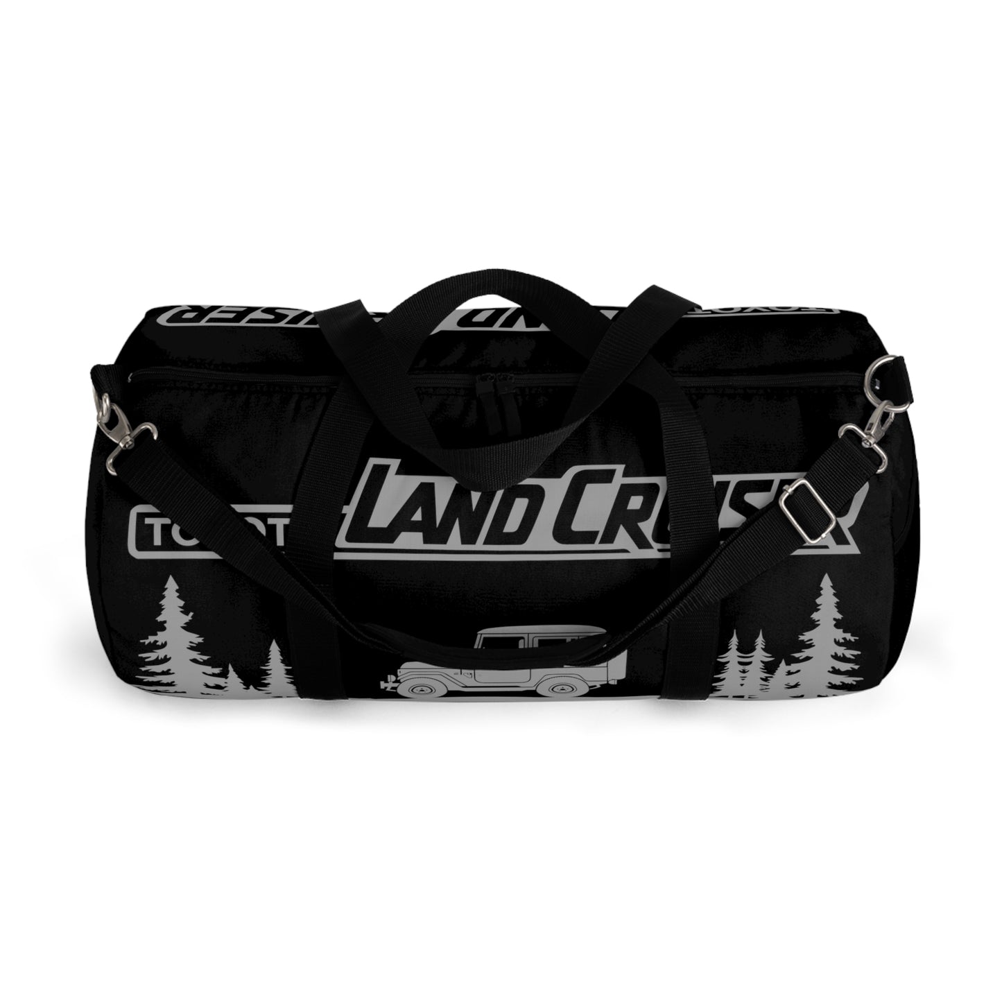 Toyota Land Cruiser Gray Overlanding Duffel Gym Bag