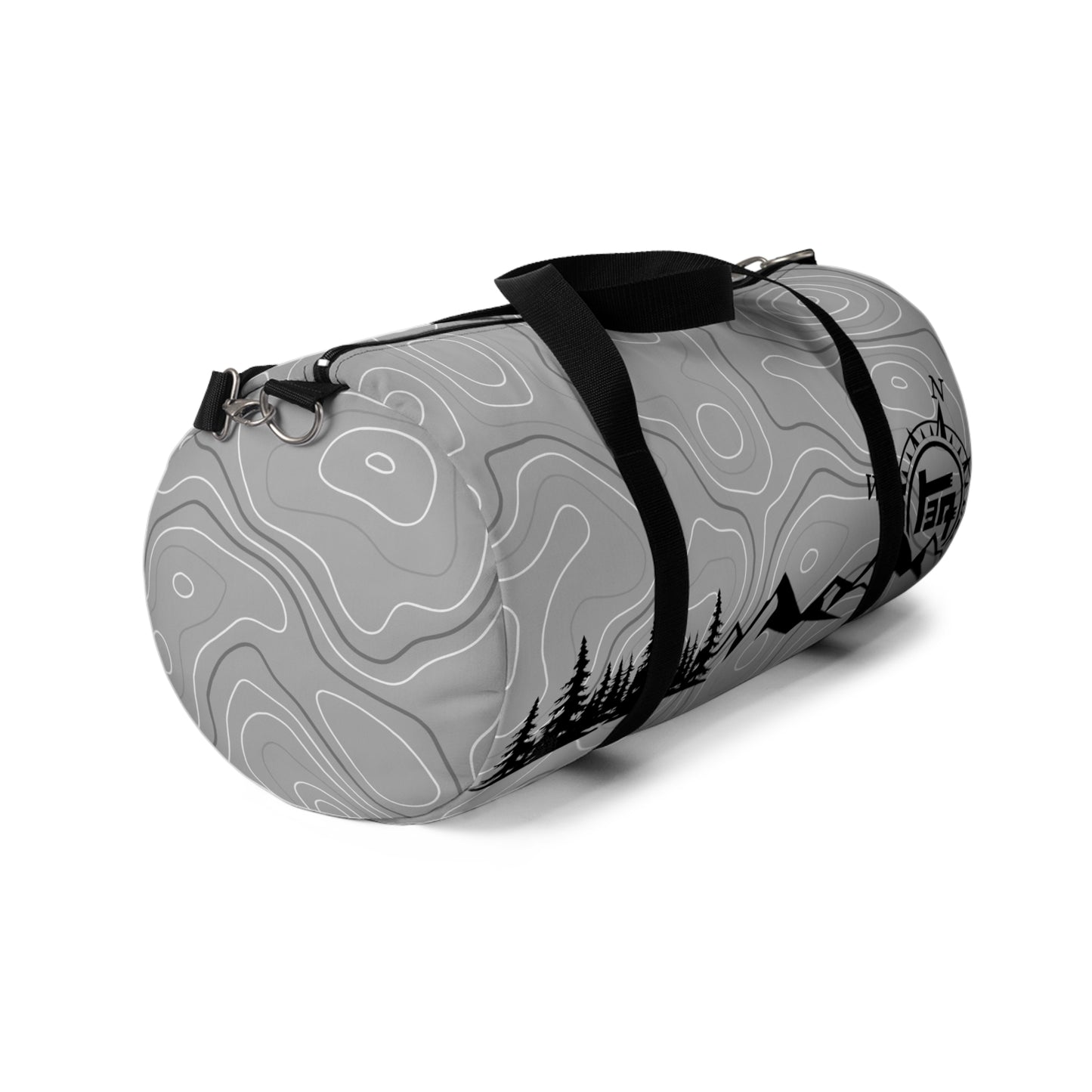TEQ Toyota Topographic Gray Overlanding Duffel Gym Bag