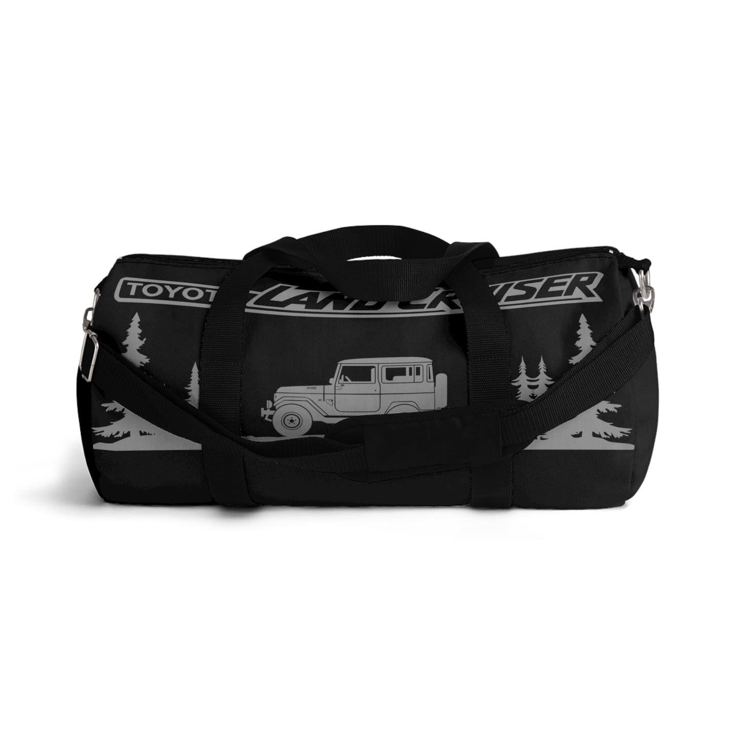 Toyota Land Cruiser Gray Overlanding Duffel Gym Bag