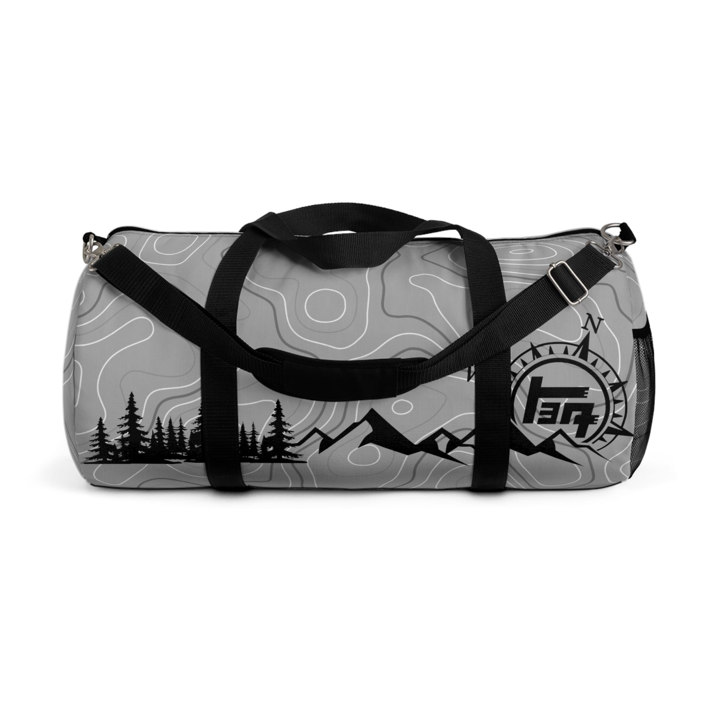 TEQ Toyota Topographic Gray Overlanding Duffel Gym Bag