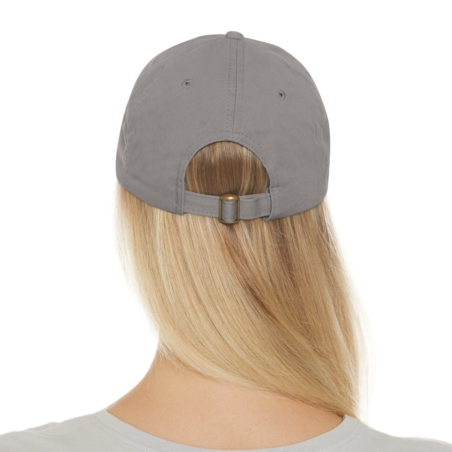 Torn American Flag Hat with Leather Patch