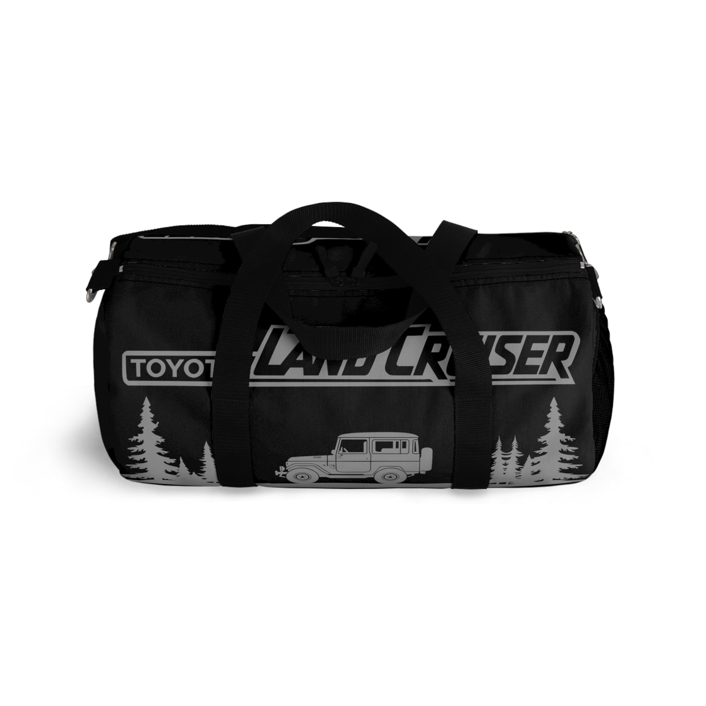 Toyota Land Cruiser Gray Overlanding Duffel Gym Bag