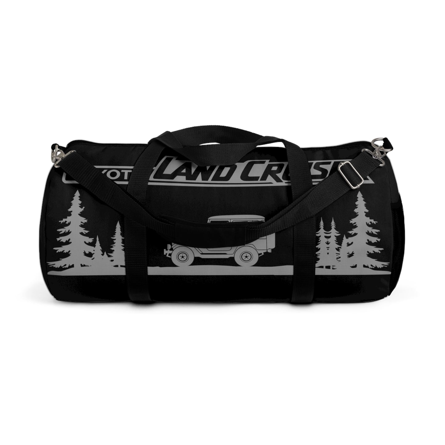 Toyota Land Cruiser Gray Overlanding Duffel Gym Bag