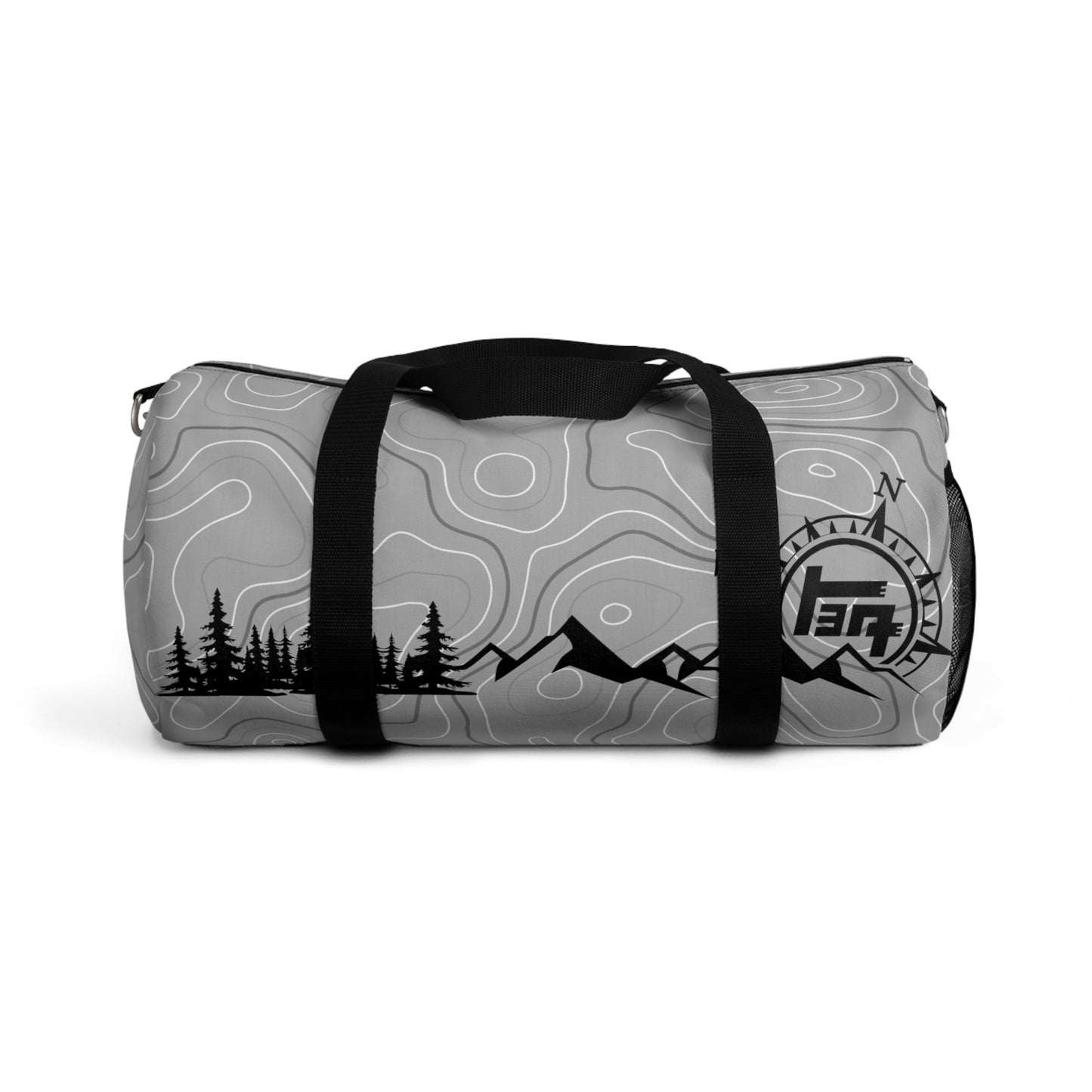 TEQ Toyota Topographic Gray Overlanding Duffel Gym Bag