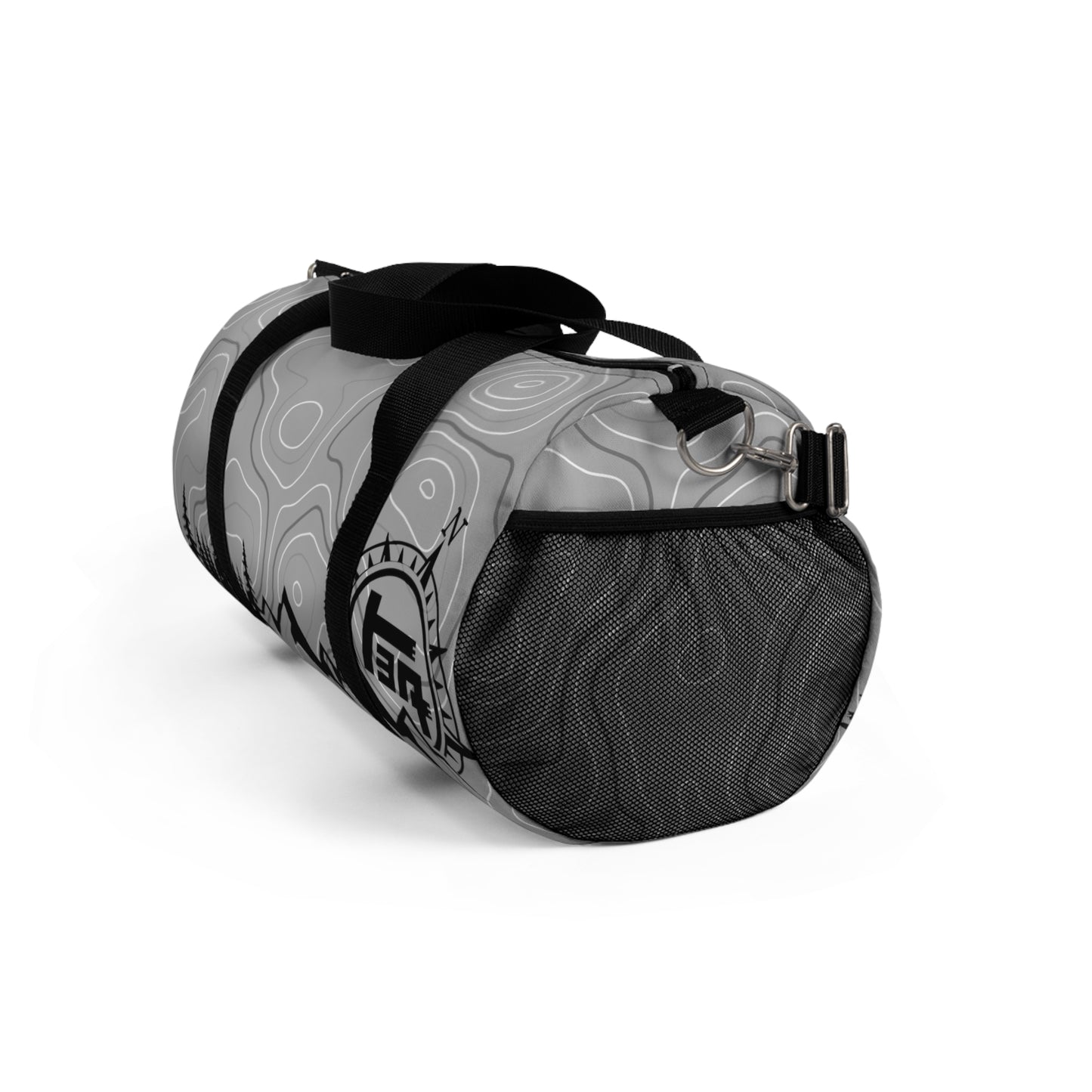 TEQ Toyota Topographic Gray Overlanding Duffel Gym Bag