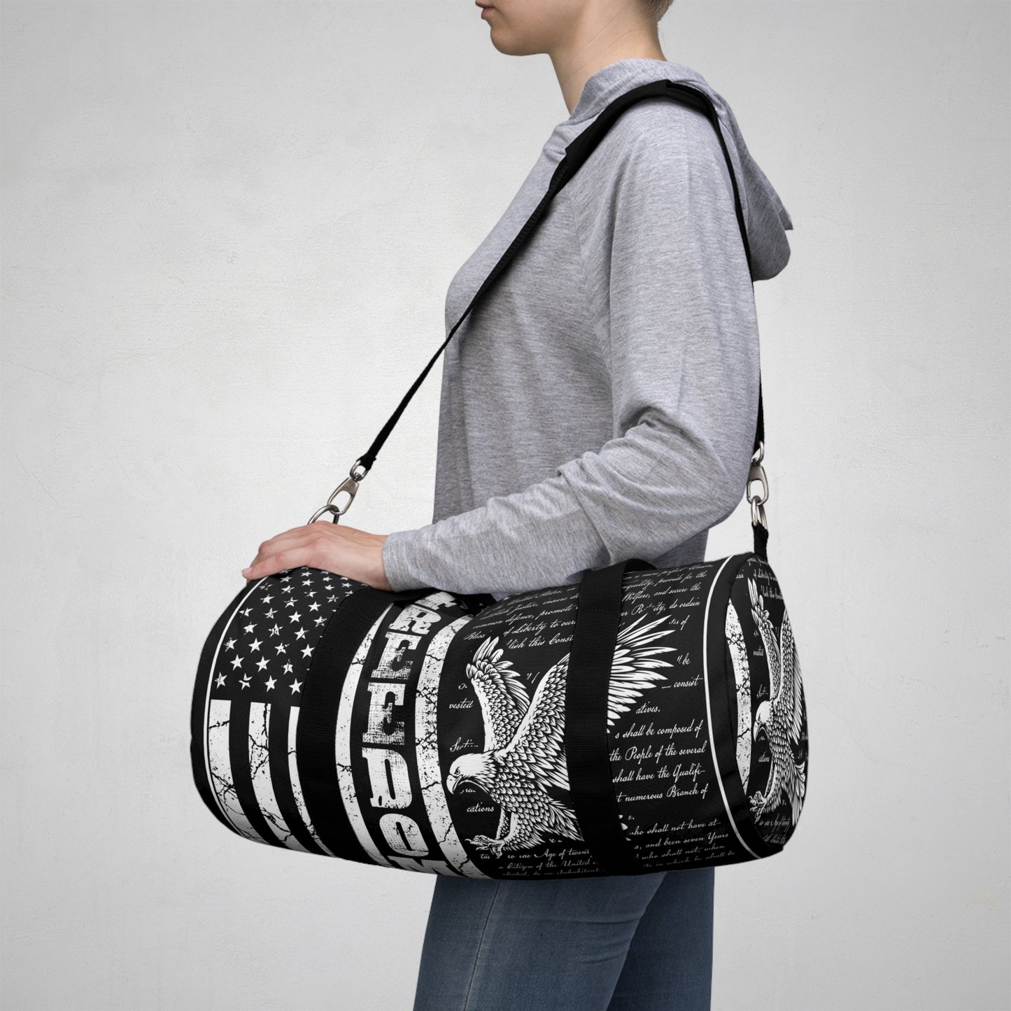 America Freedom We The People Duffle Gym Bag