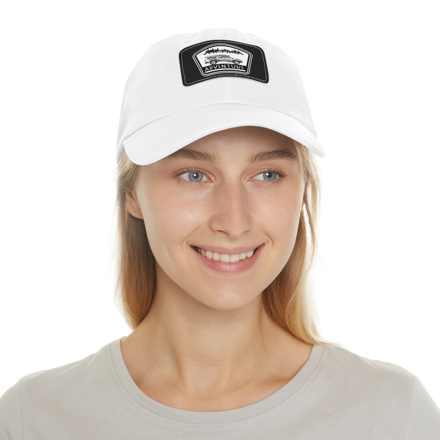 Toyota Tacoma Adventure Side View Hat with Leather Patch