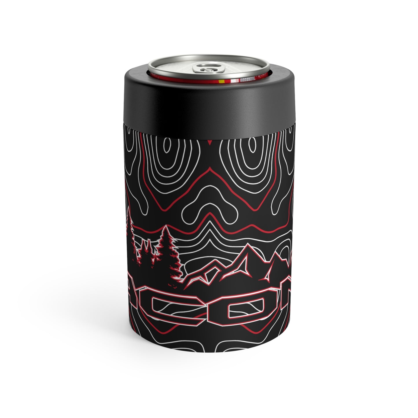 TACOMA Red Topo Beer Beverage Soda Pop Twist Can Holder