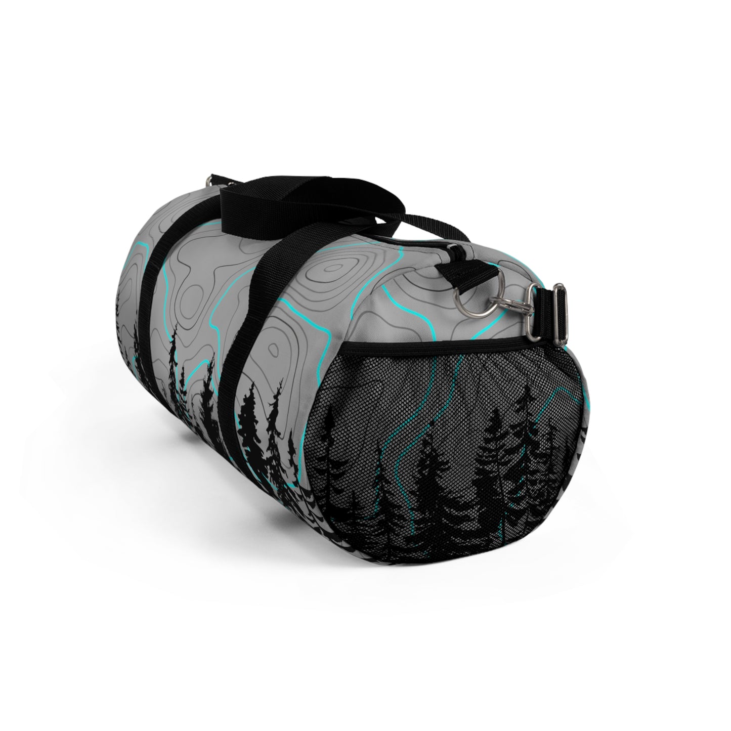 Topographic Trees Overlanding Gear 4Wheeling Outdoors Travel Duffel Gym Bag