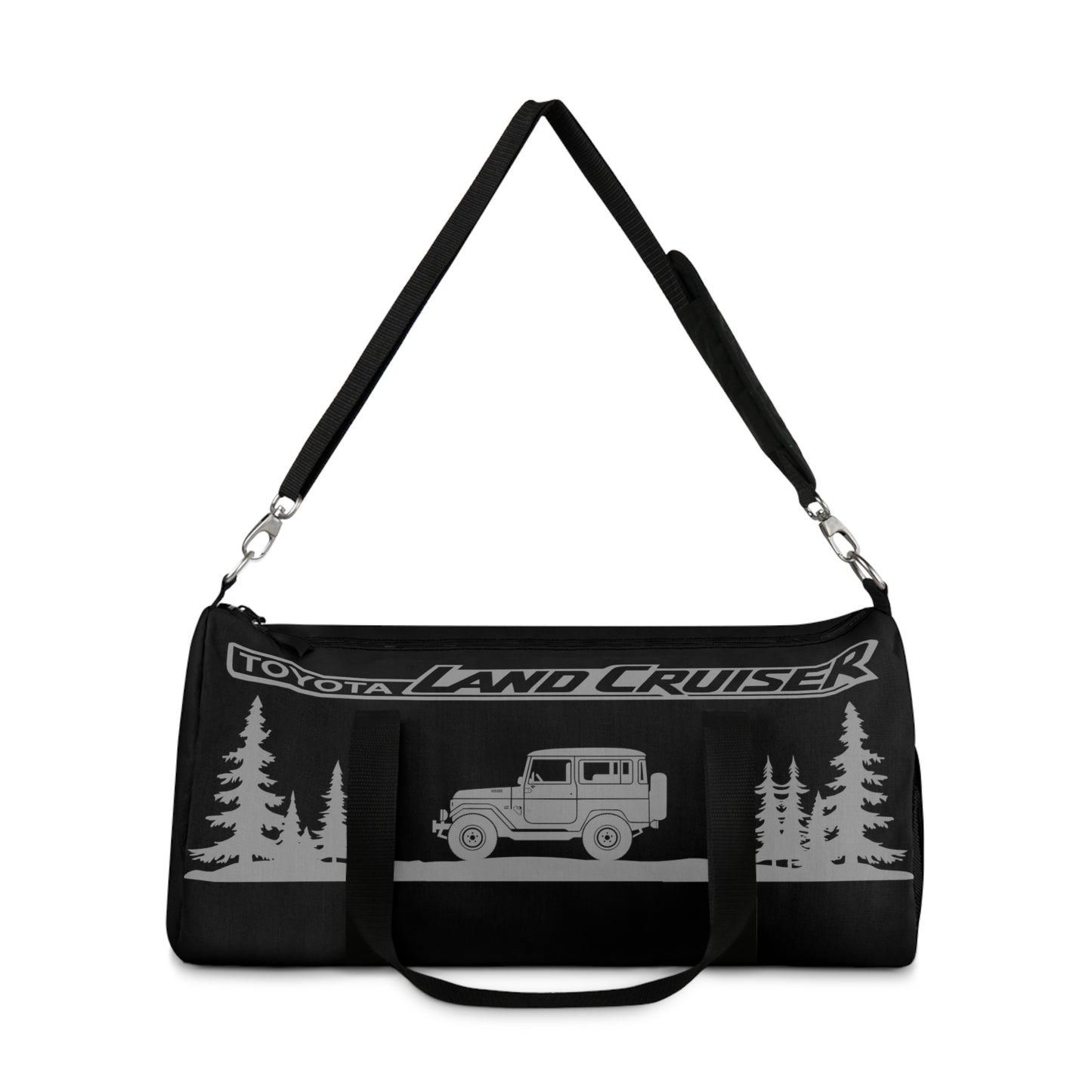 Toyota Land Cruiser Gray Overlanding Duffel Gym Bag