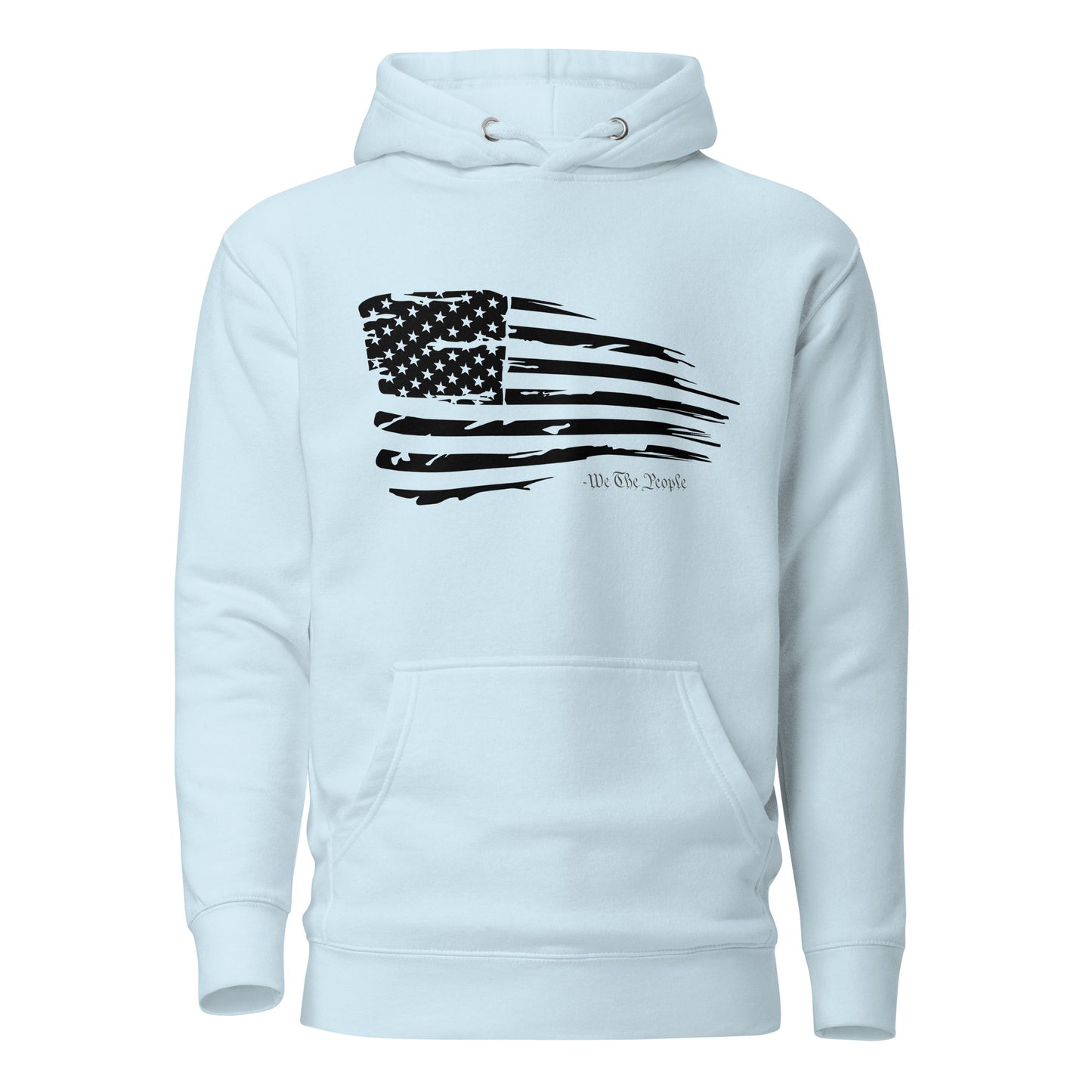 Torn American Flag Freedom We the People Hoodie