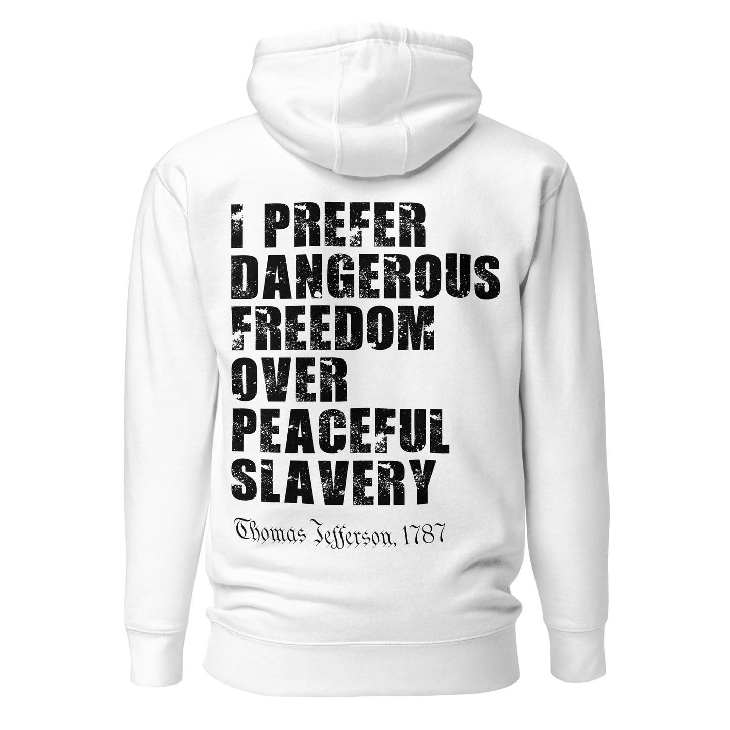 Freedom America Torn Flag Hoodie