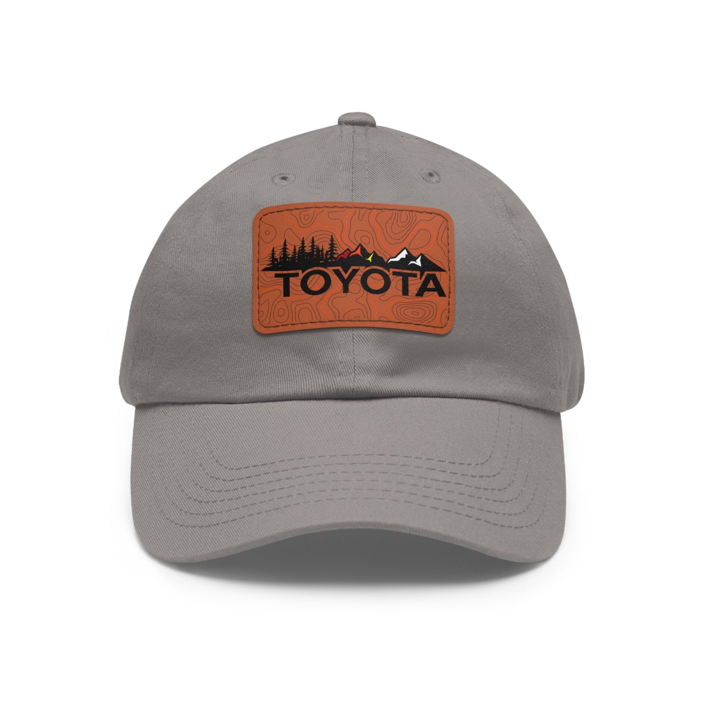 Yota Mountain Topography Hat with Leather Patch