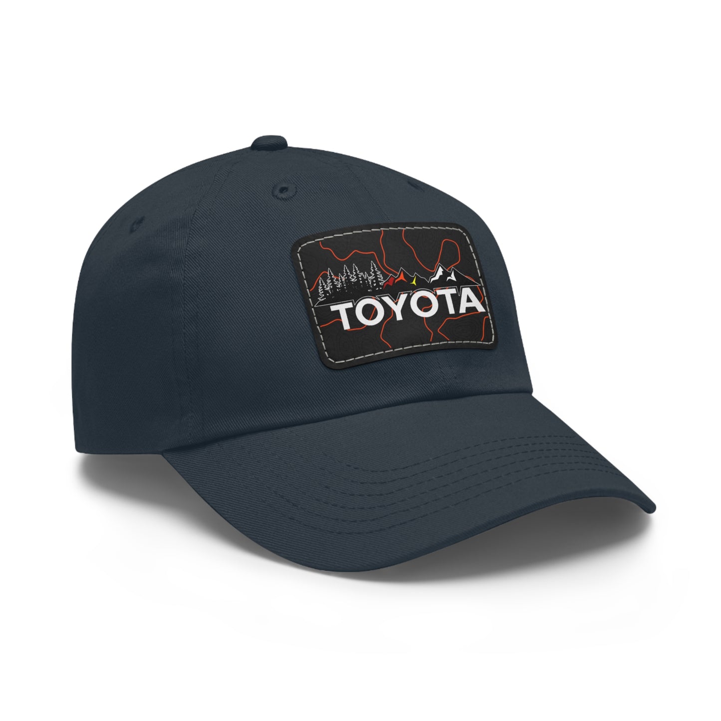 Yota Mountain Topography Hat with Leather Patch