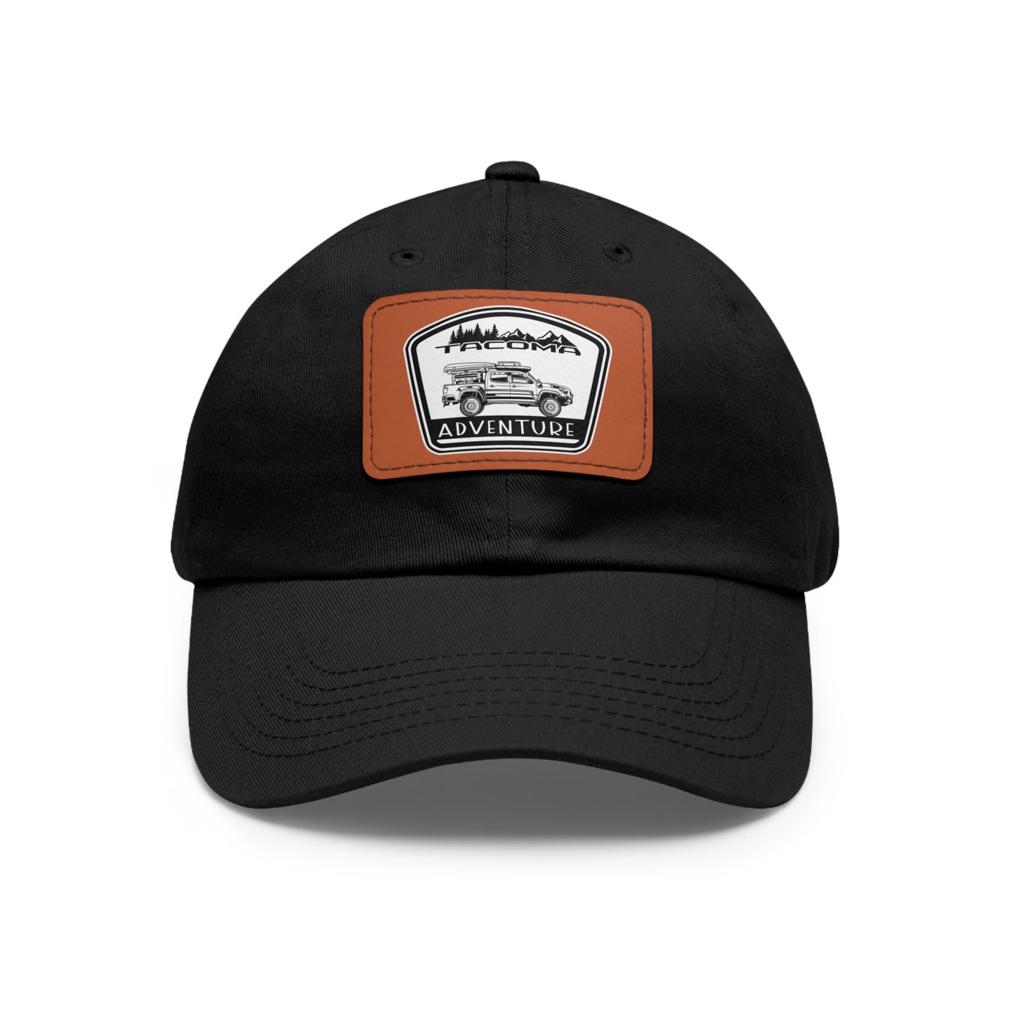 Toyota Tacoma Adventure Side View Hat with Leather Patch