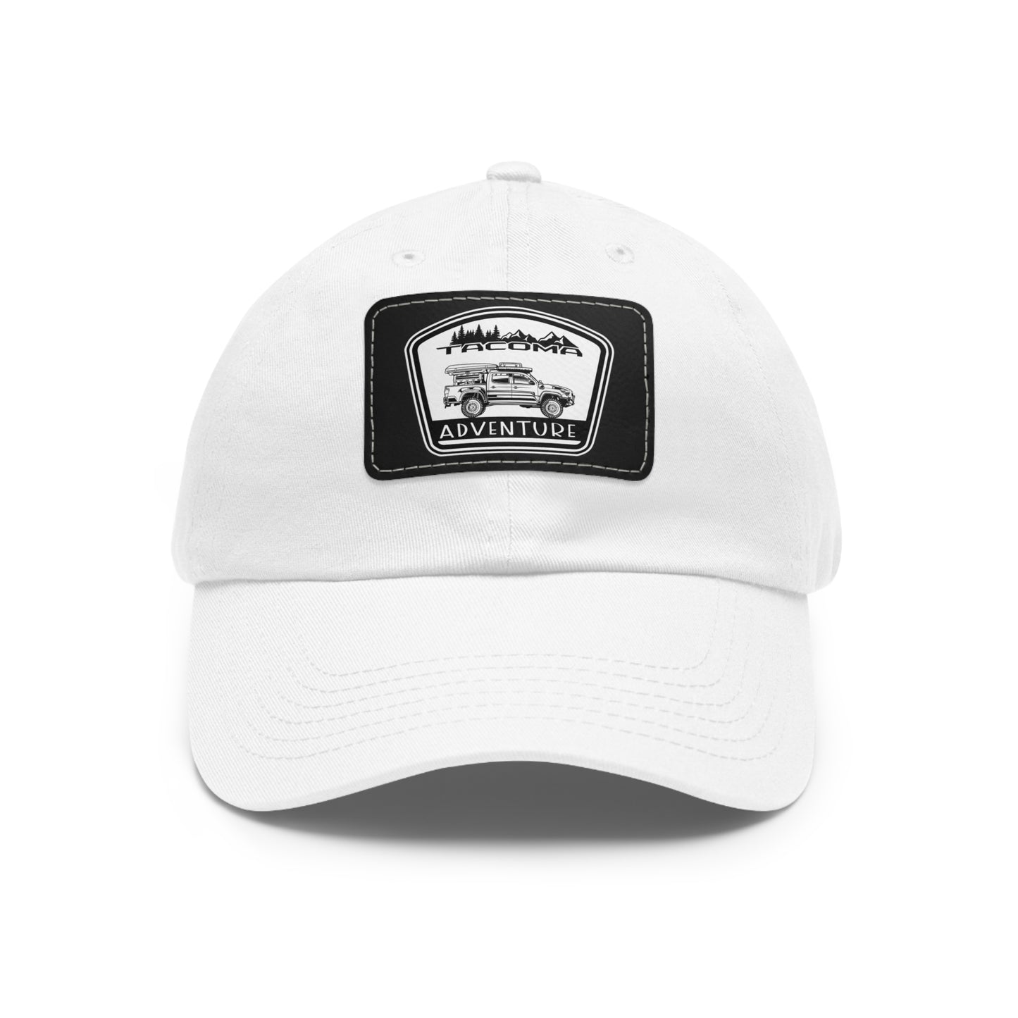 Toyota Tacoma Adventure Side View Hat with Leather Patch