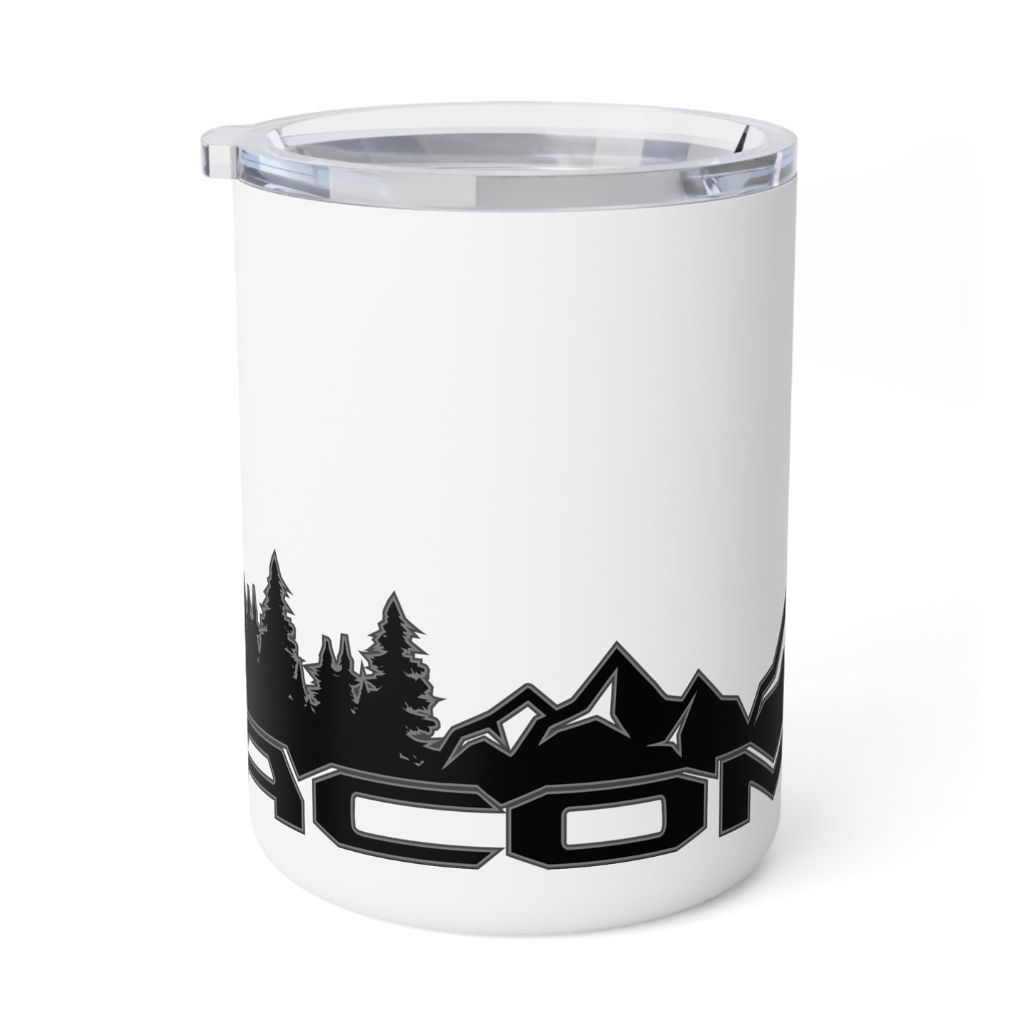 TACOMA Toyota 4Wheeling Off Road Mountains Trees Outdoors Camping Insulated Coffee Mug, 10oz