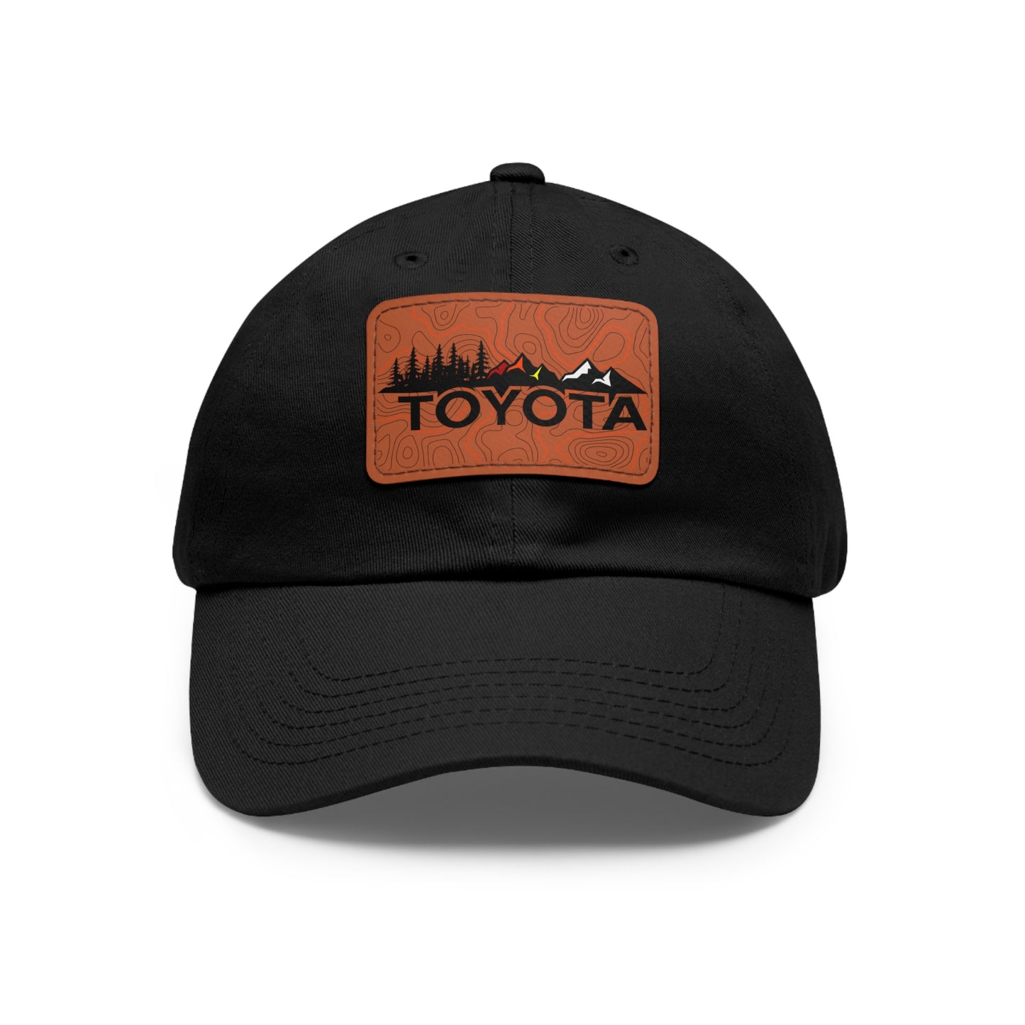 Yota Mountain Topography Hat with Leather Patch