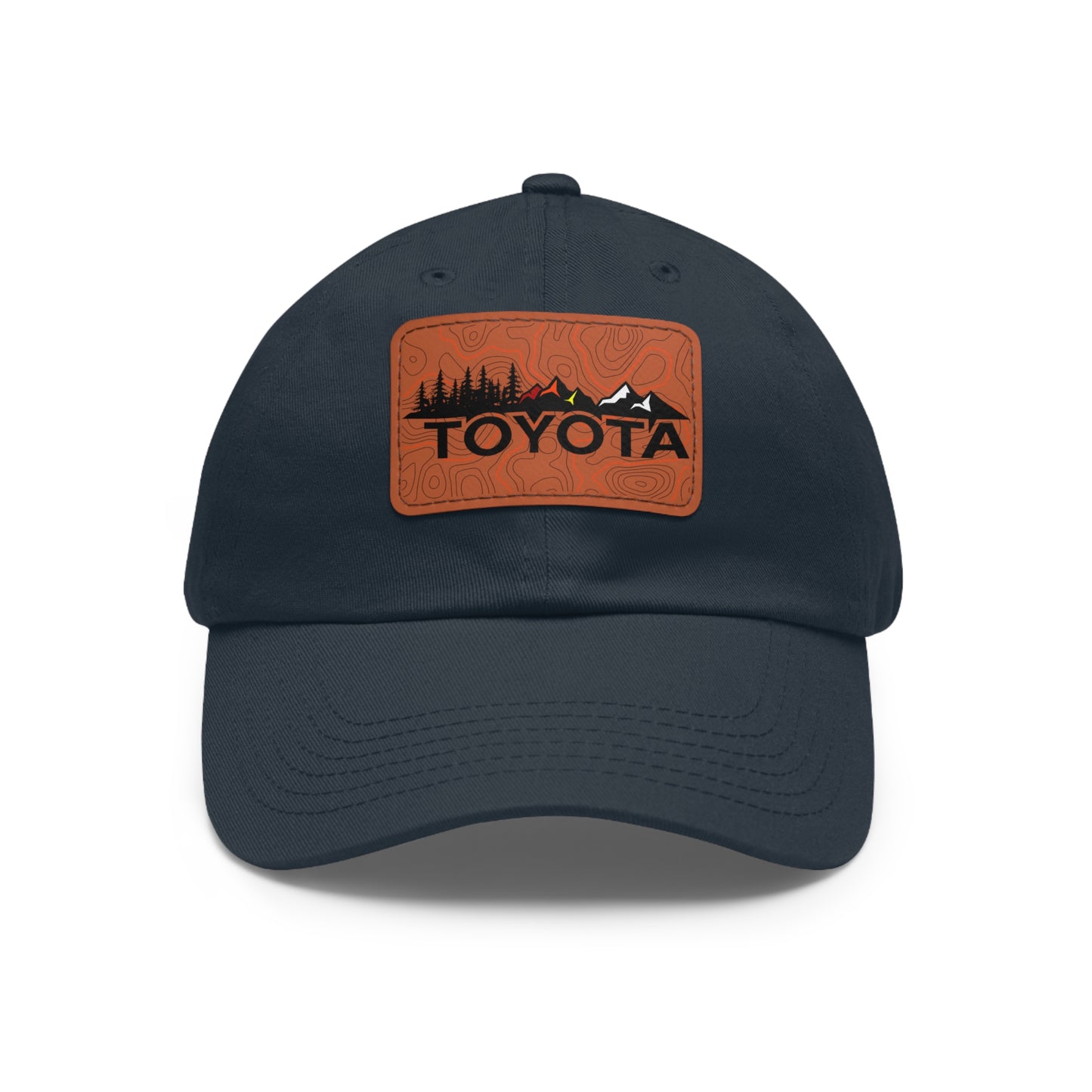 Yota Mountain Topography Hat with Leather Patch