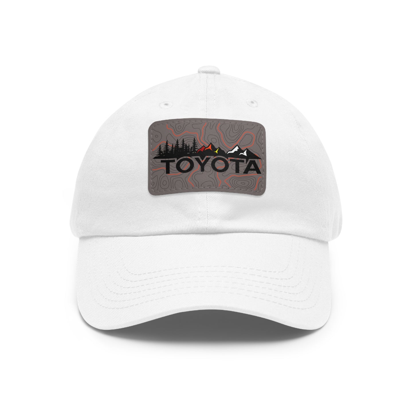 Yota Mountain Topography Hat with Leather Patch