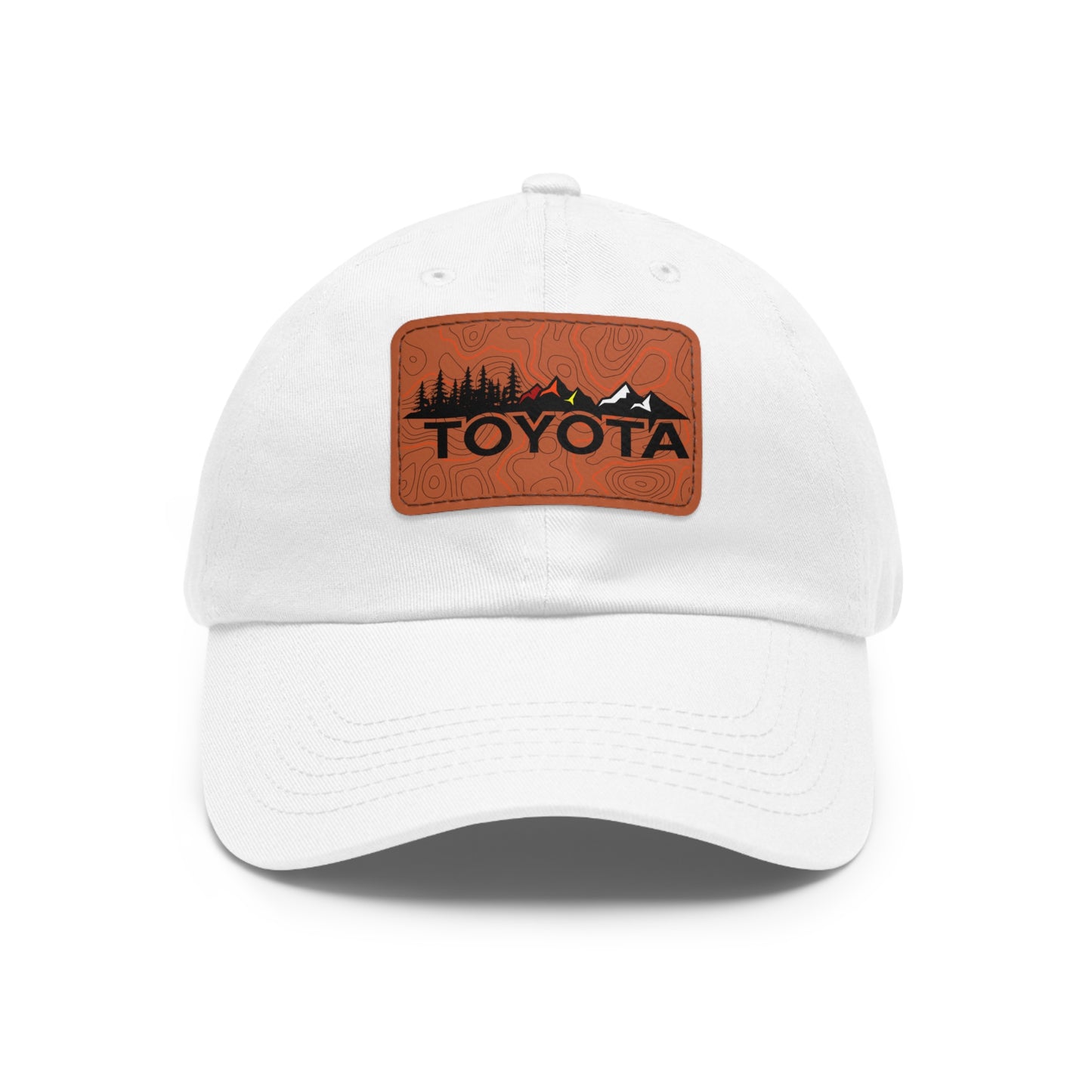 Yota Mountain Topography Hat with Leather Patch