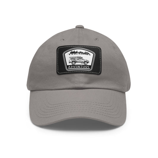 Toyota Tacoma Adventure Side View Hat with Leather Patch