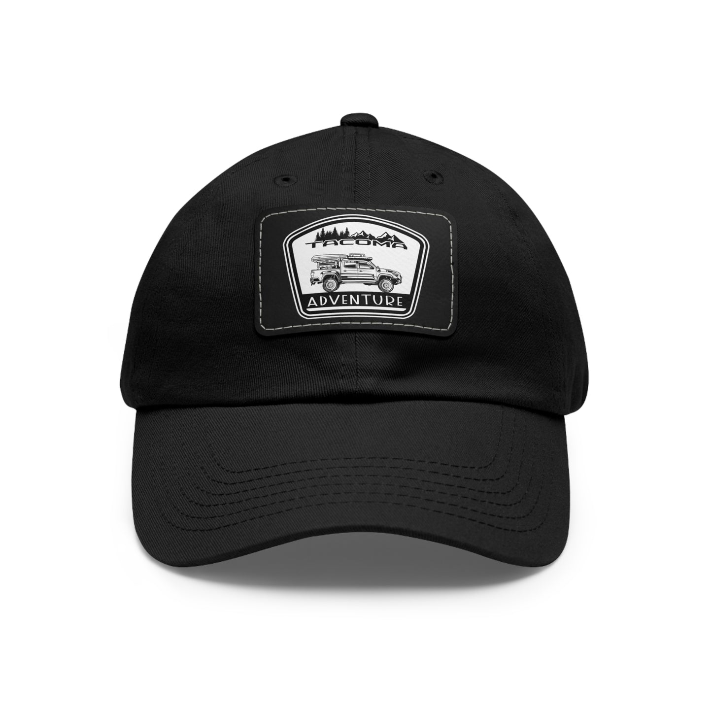 Toyota Tacoma Adventure Side View Hat with Leather Patch