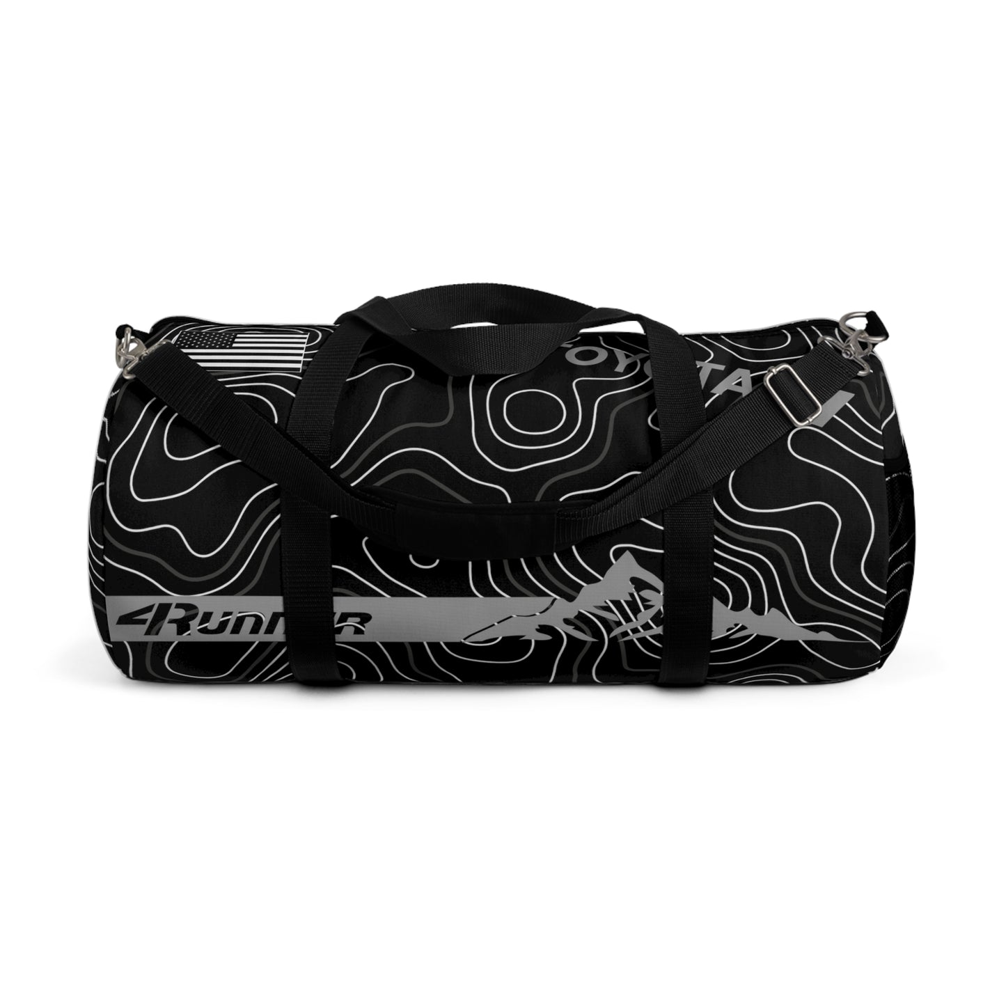 Topographic Toyota 4Runner Off Road 4Wheeling Duffle Gym Bag