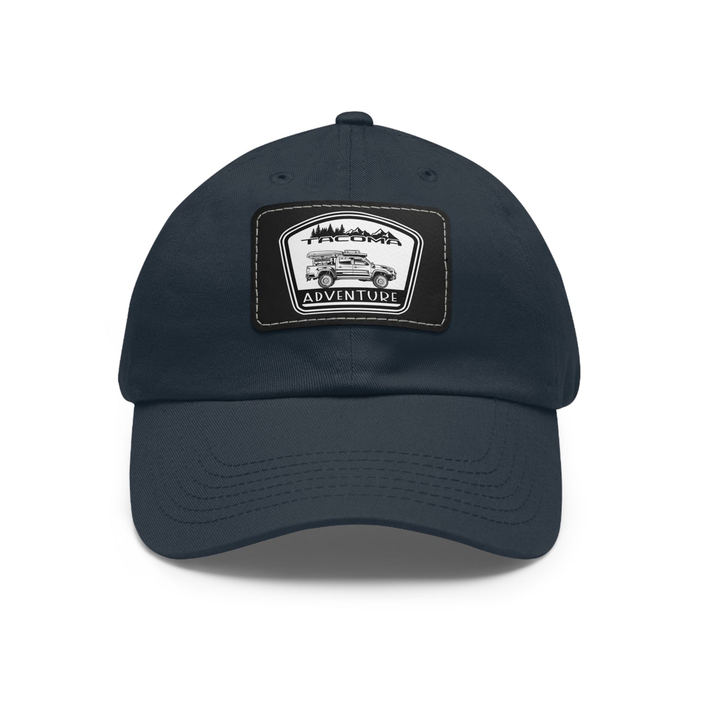 Toyota Tacoma Adventure Side View Hat with Leather Patch