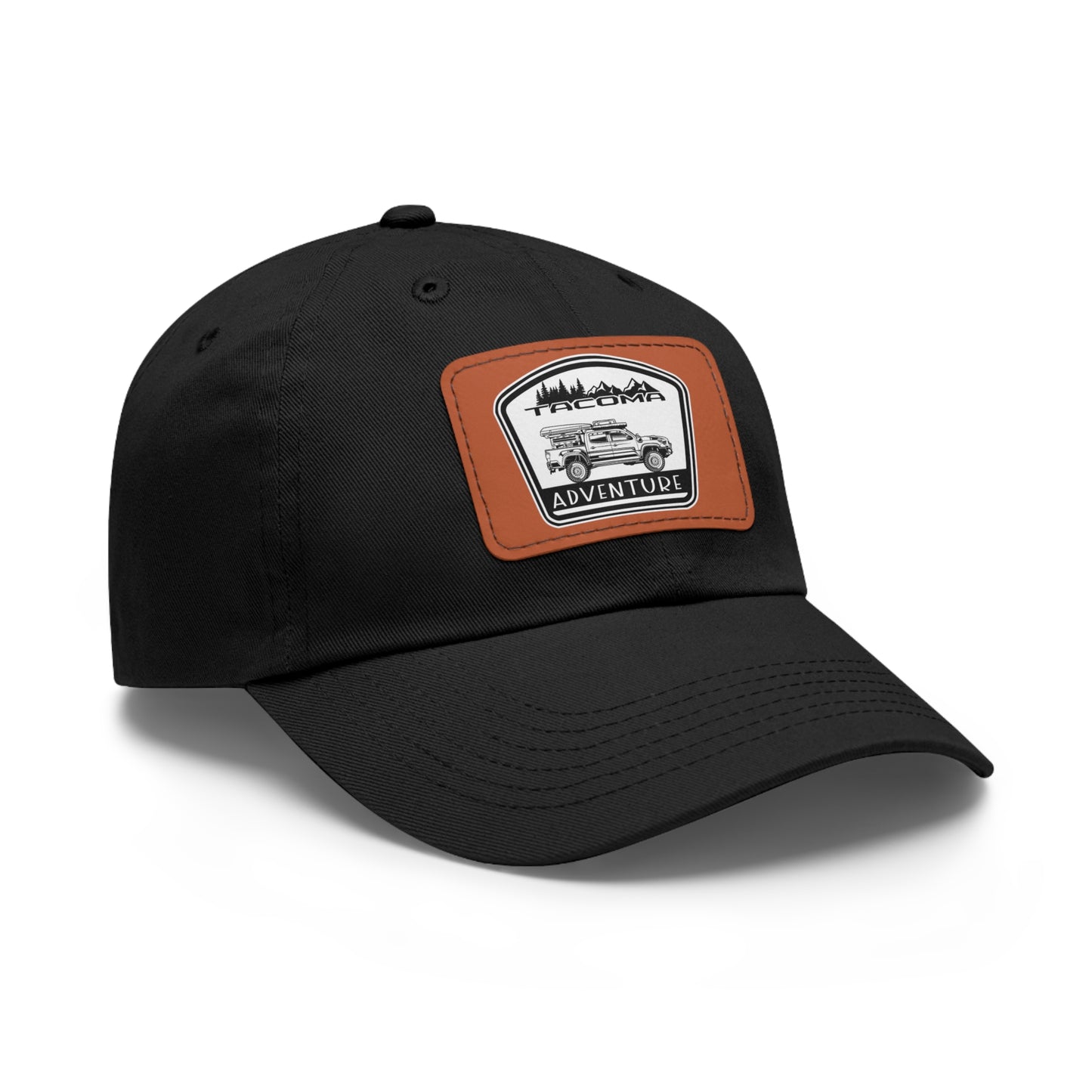 Toyota Tacoma Adventure Side View Hat with Leather Patch