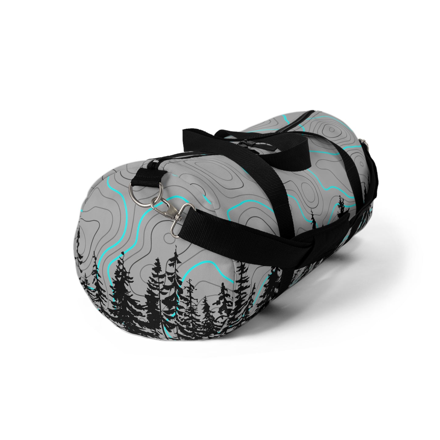 Topographic Trees Overlanding Gear 4Wheeling Outdoors Travel Duffel Gym Bag