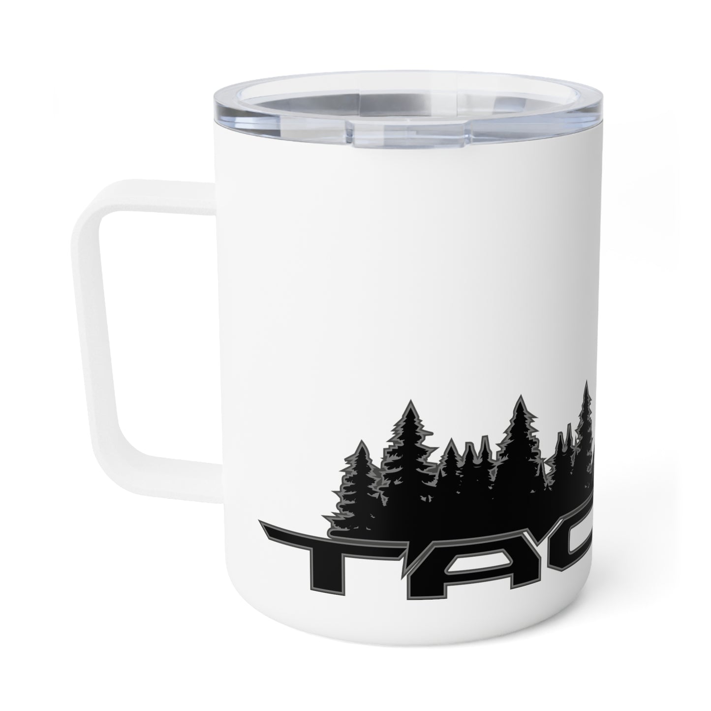 TACOMA Toyota 4Wheeling Off Road Mountains Trees Outdoors Camping Insulated Coffee Mug, 10oz