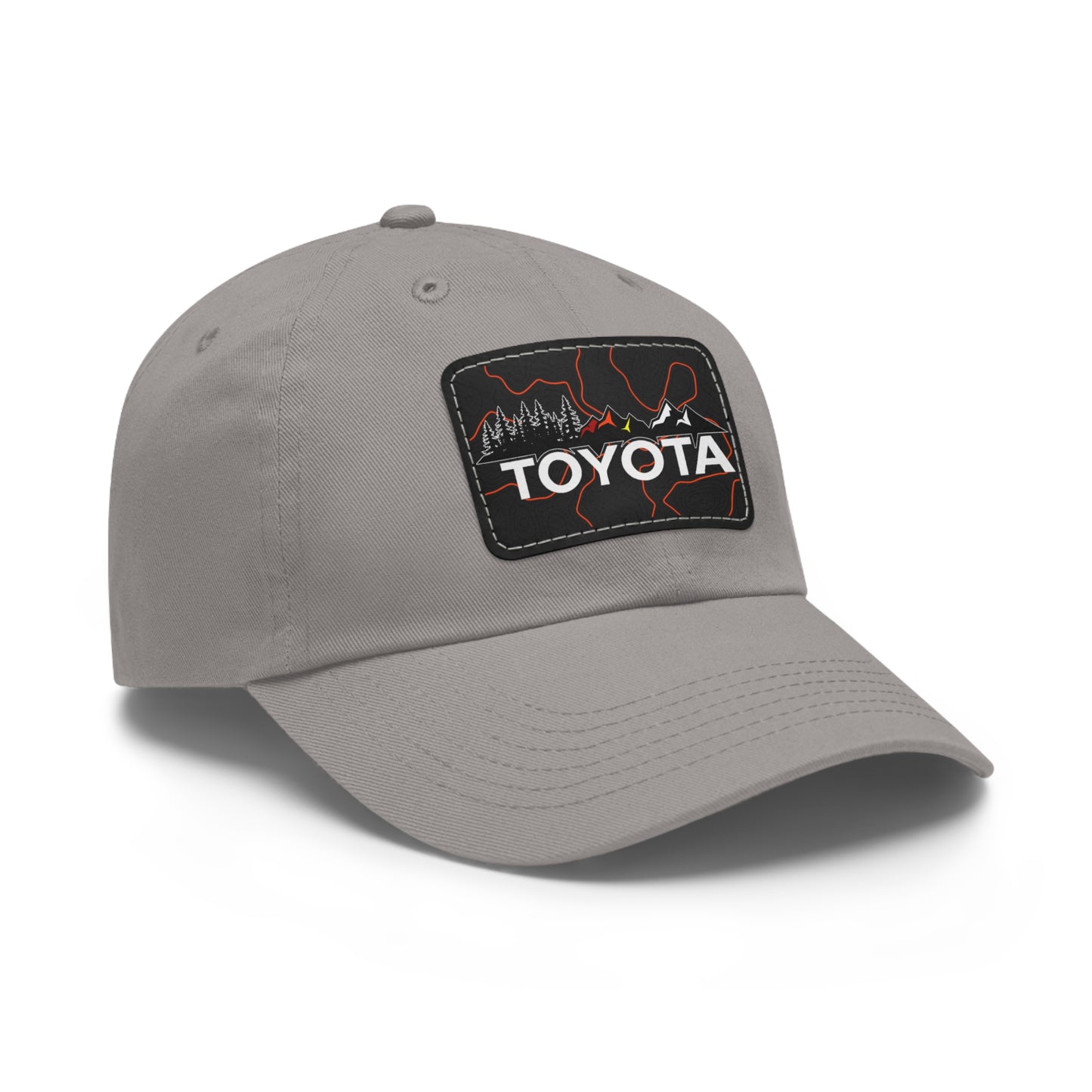 Yota Mountain Topography Hat with Leather Patch