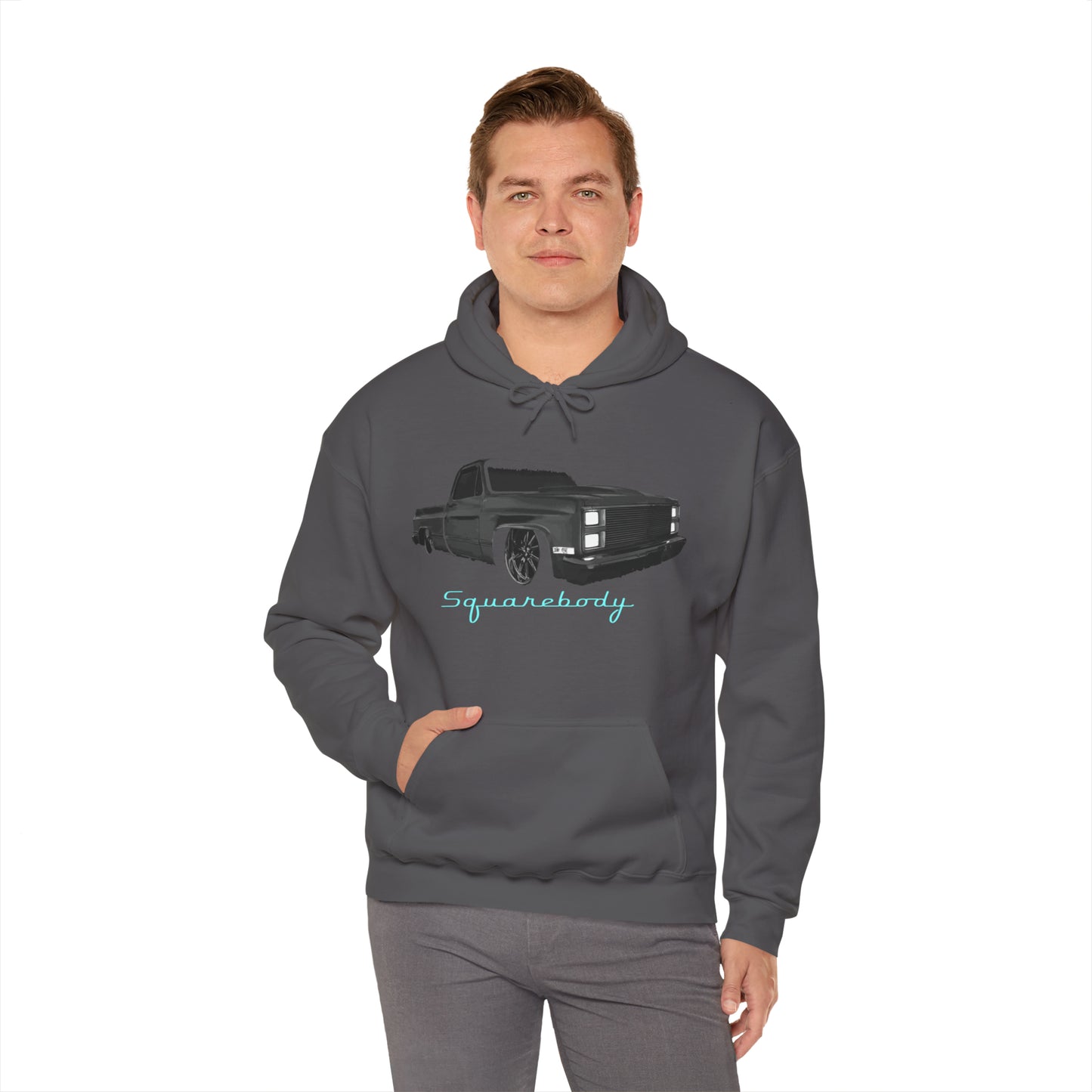 Squarebody Chevy Vintage Heavy Blend™ Hooded Sweatshirt