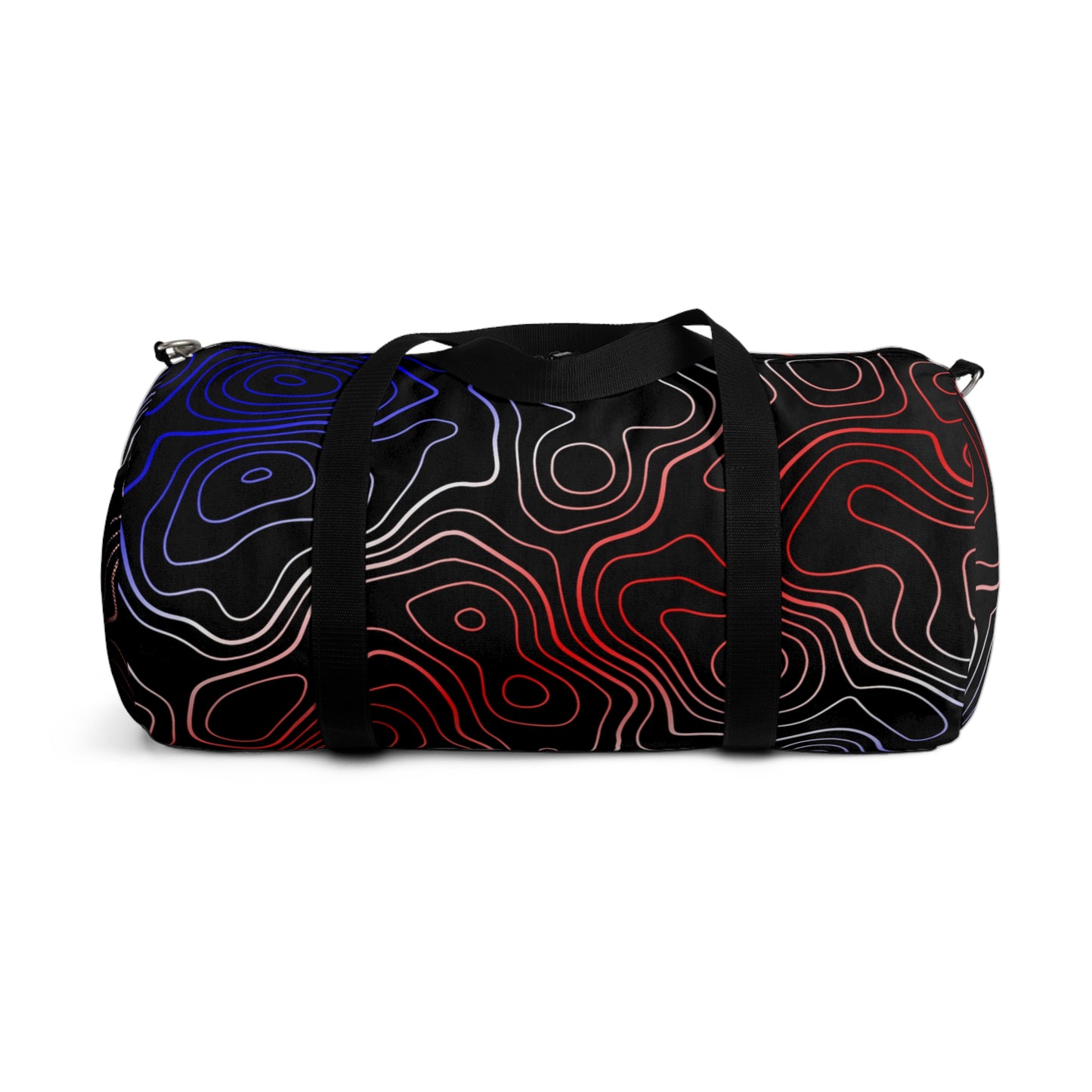 America Topographic Torn Flag Off-Road Duffle Gym Bag