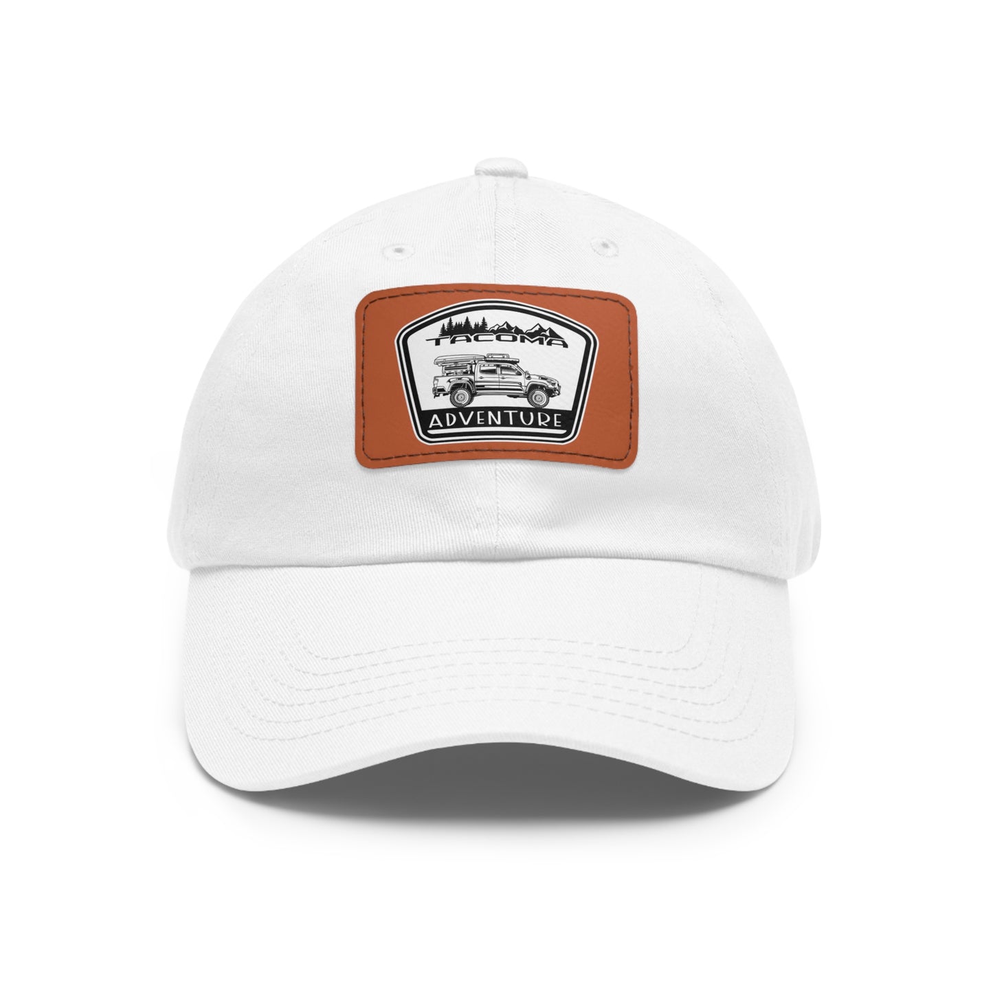 Toyota Tacoma Adventure Side View Hat with Leather Patch