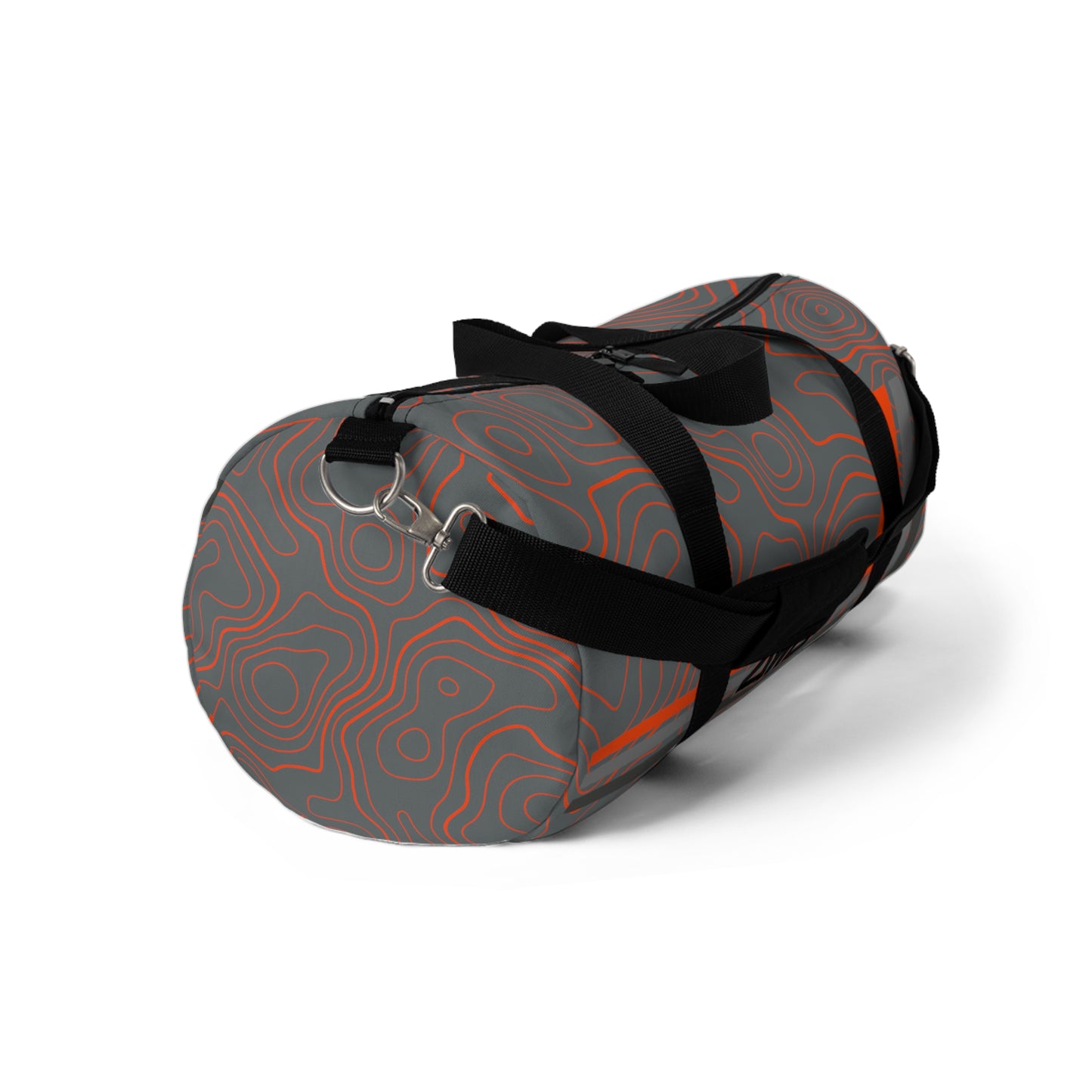 Toyota 4WD Topographic Orange Grays Overlanding Gear 4Wheeling Outdoors Travel Duffel Gym Bag