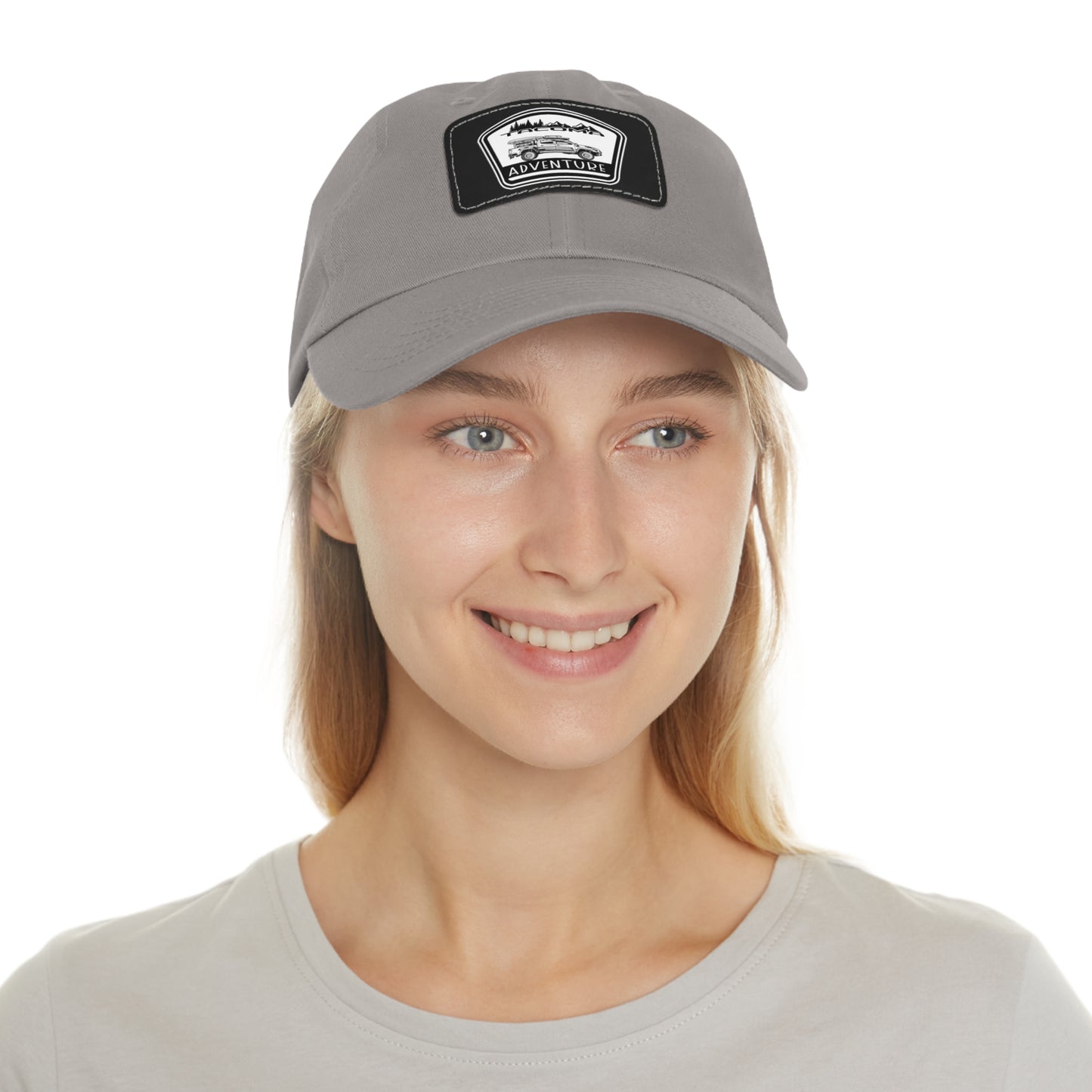Toyota Tacoma Adventure Side View Hat with Leather Patch