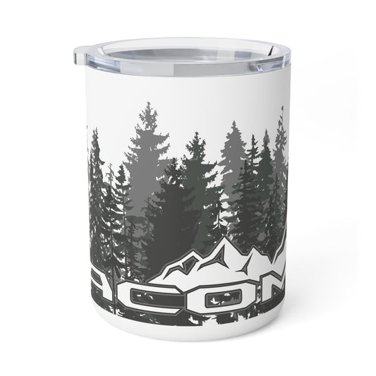 Tacoma Toyota Mountain Forrest Camping Insulated Coffee Mug, 10oz