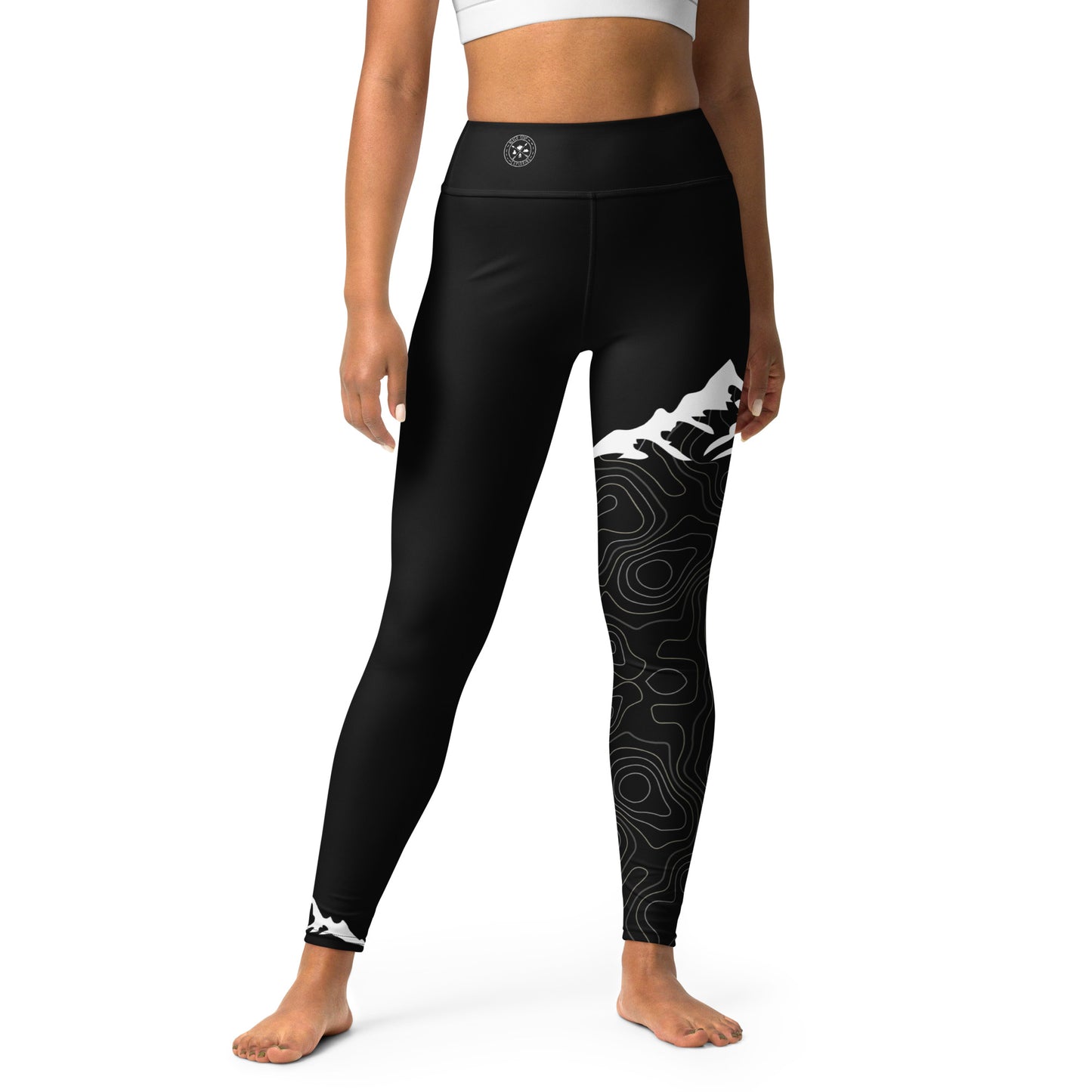 2.0 Mountain Topographic Outdoor Yoga Leggings