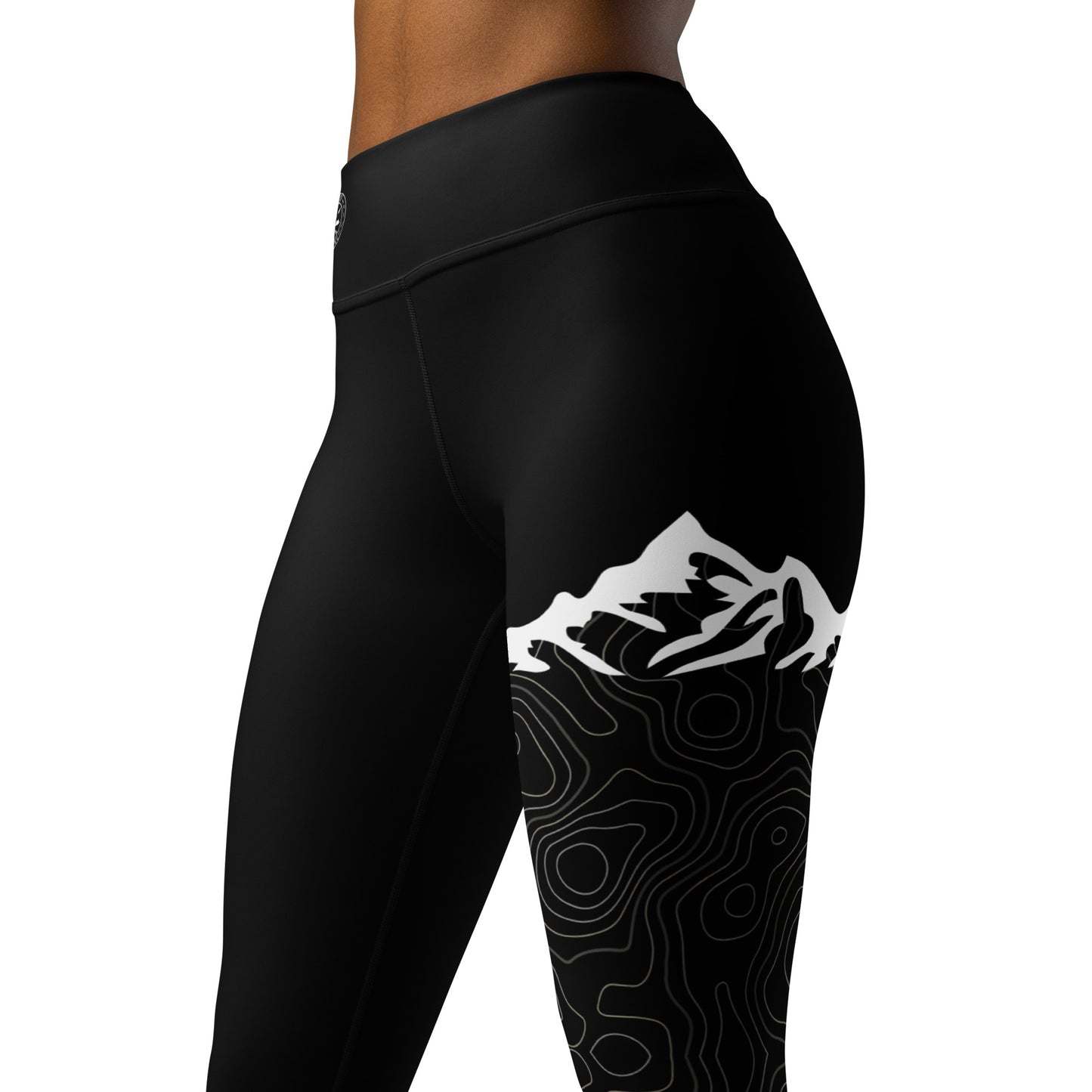 2.0 Mountain Topographic Outdoor Yoga Leggings